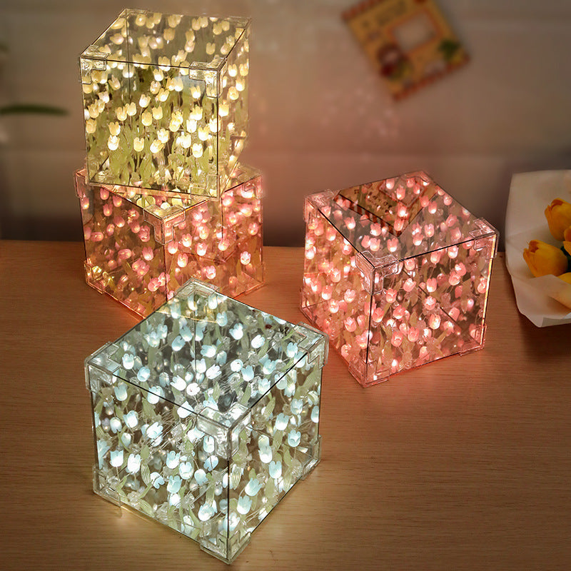 Lampara de tulipanes